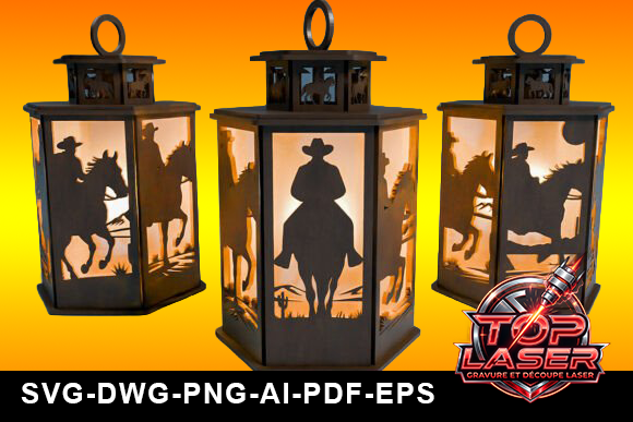 Lanterne cowboy